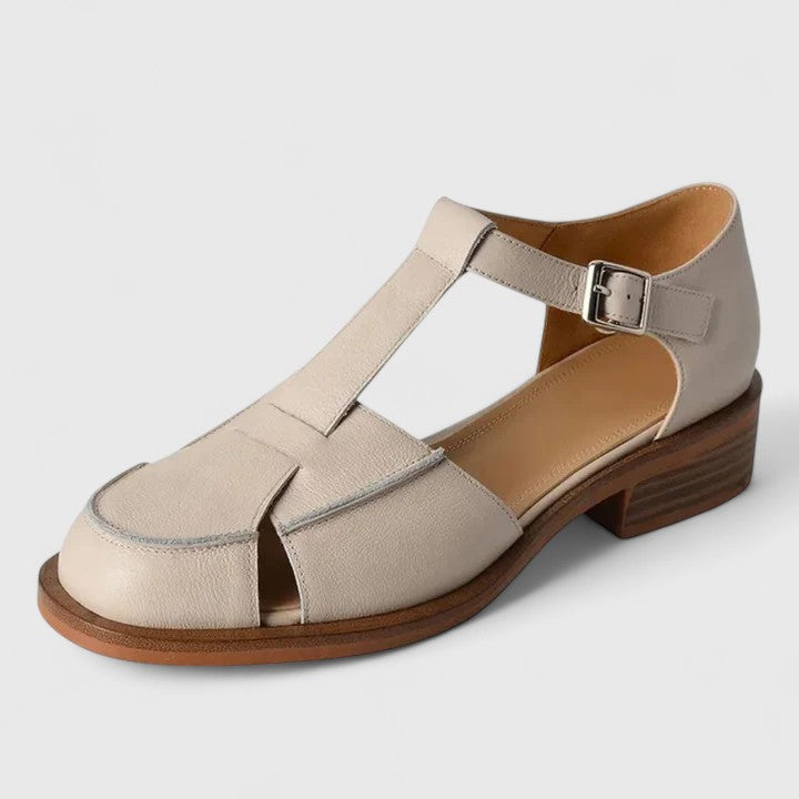 Rosalie | Mary Jane Shoes with T-Strap and Buckle Closure