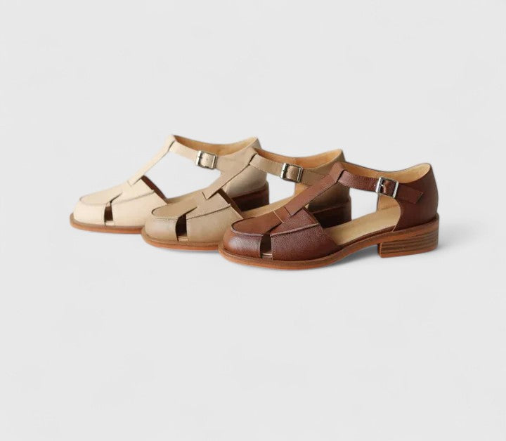 Rosalie | Mary Jane Shoes with T-Strap and Buckle Closure
