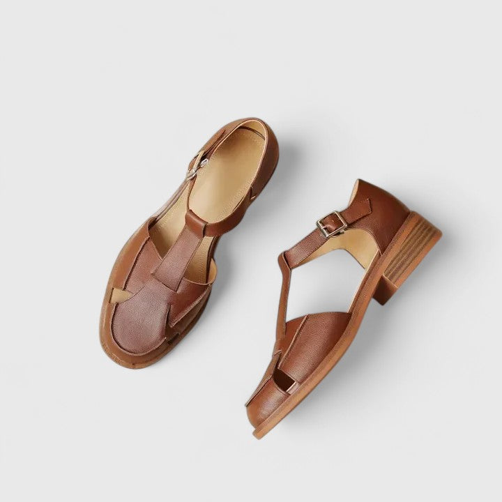 Rosalie | Mary Jane Shoes with T-Strap and Buckle Closure