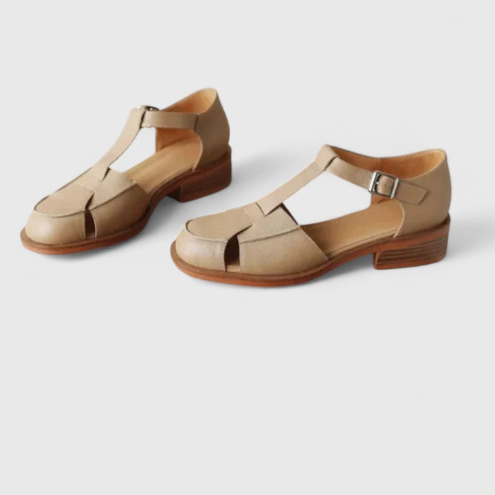 Rosalie | Mary Jane Shoes with T-Strap and Buckle Closure
