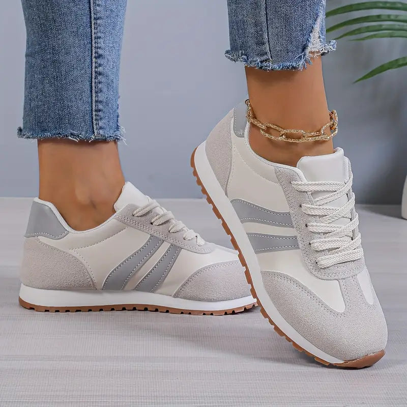 Samantha | Slip On Sneakers with Perforated Upper and Espadrille Sole
