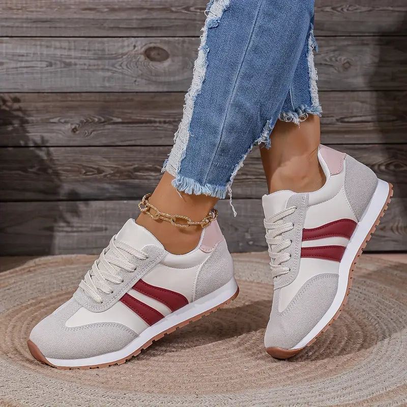 Samantha | Slip On Sneakers with Perforated Upper and Espadrille Sole