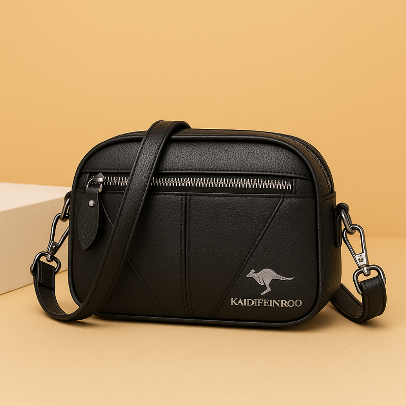 Sandra | Crossbody Bag with Zipper Pocket and Adjustable Strap