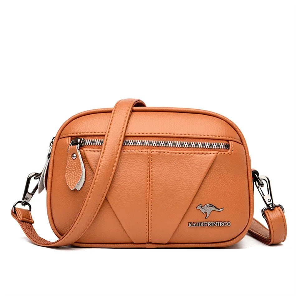 Sandra | Crossbody Bag with Zipper Pocket and Adjustable Strap