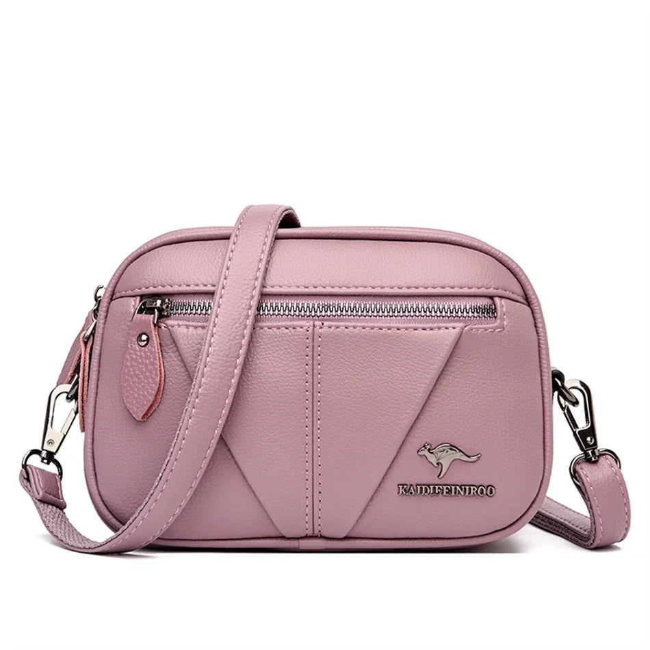Sandra | Crossbody Bag with Zipper Pocket and Adjustable Strap