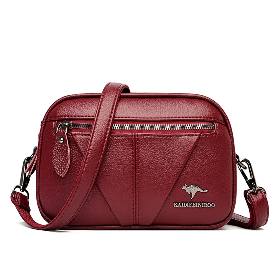 Sandra | Crossbody Bag with Zipper Pocket and Adjustable Strap