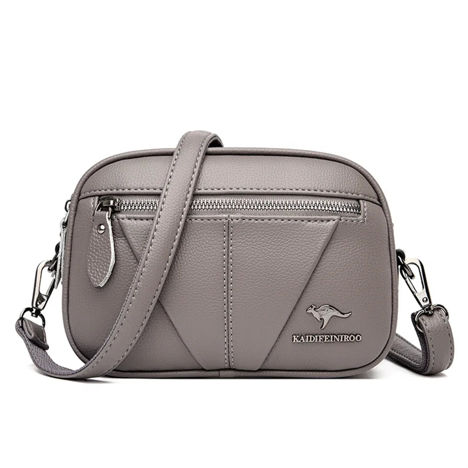Sandra | Crossbody Bag with Zipper Pocket and Adjustable Strap