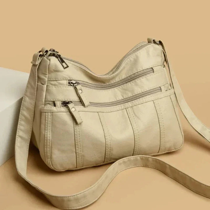 Susan | Crossbody Bag with Multiple Zippers and Pockets
