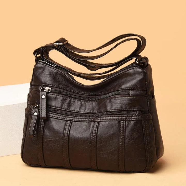 Susan | Crossbody Bag with Multiple Zippers and Pockets