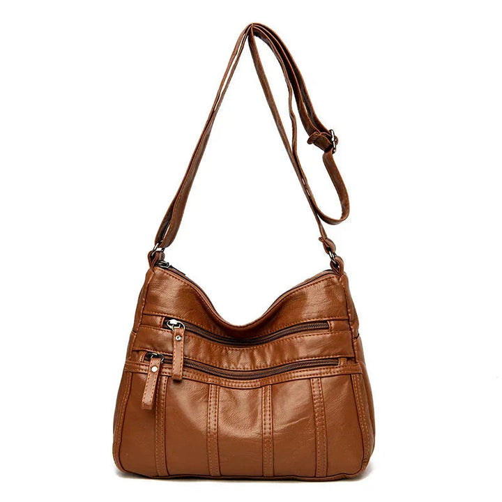 Susan | Crossbody Bag with Multiple Zippers and Pockets