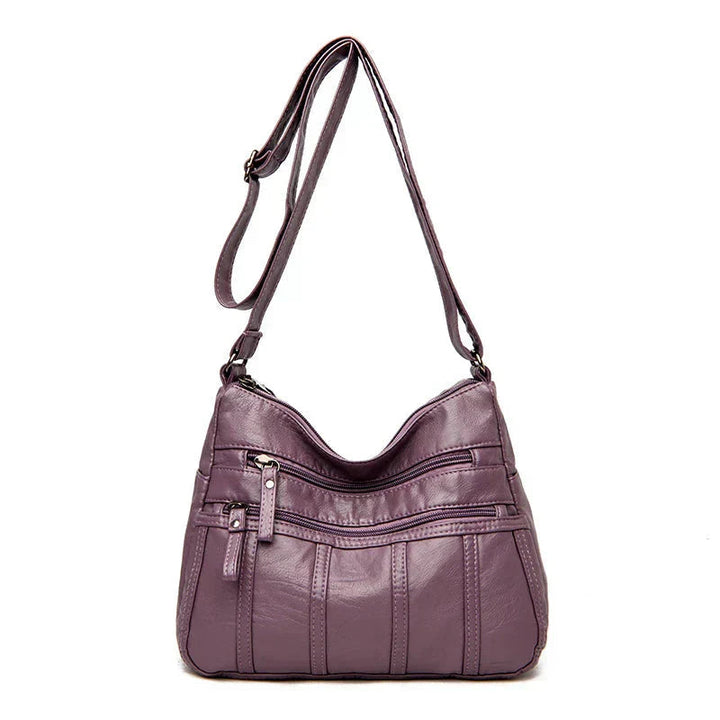 Susan | Crossbody Bag with Multiple Zippers and Pockets