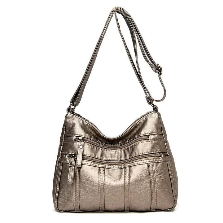 Susan | Crossbody Bag with Multiple Zippers and Pockets