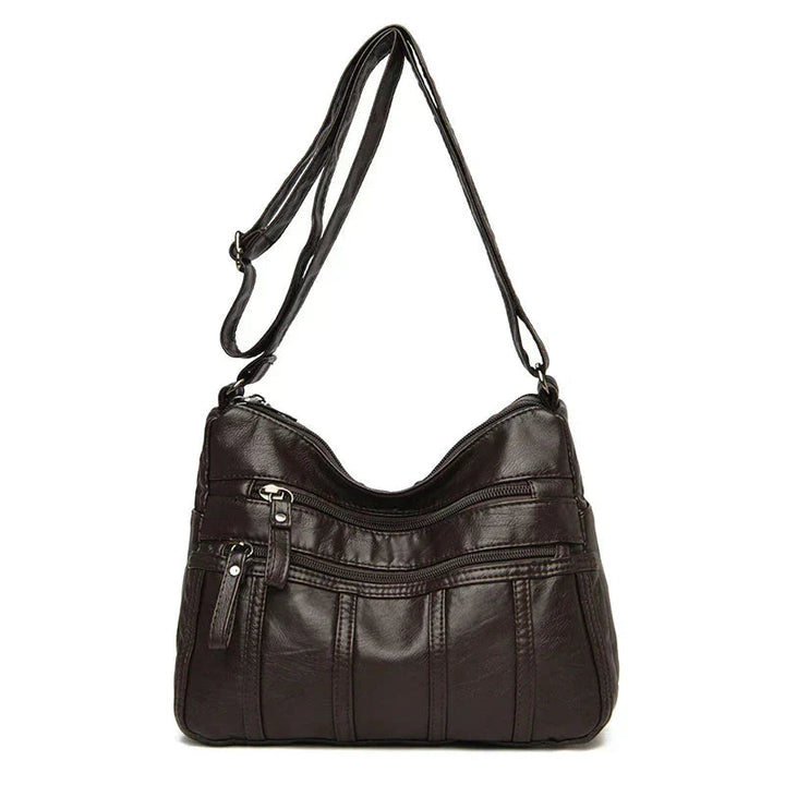 Susan | Crossbody Bag with Multiple Zippers and Pockets
