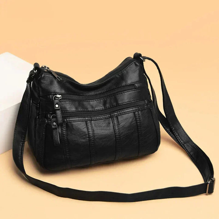 Susan | Crossbody Bag with Multiple Zippers and Pockets