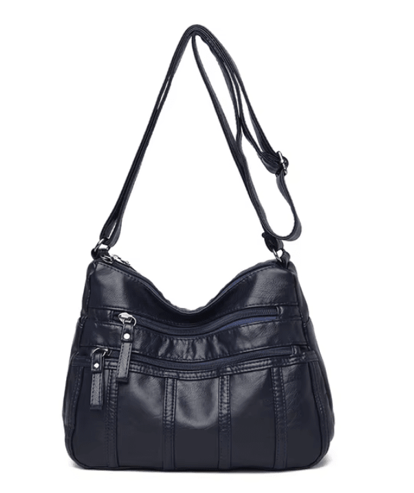 Susan | Crossbody Bag with Multiple Zippers and Pockets