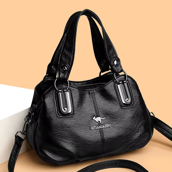 Susan | Shoulder Bag with Top Handles and Detachable Strap