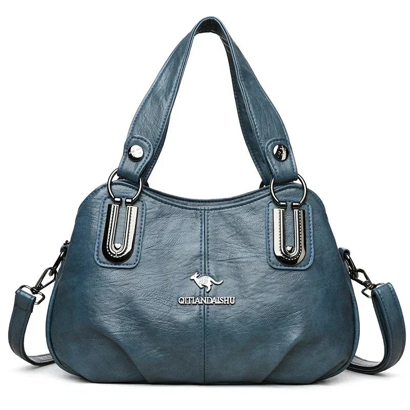 Susan | Shoulder Bag with Top Handles and Detachable Strap
