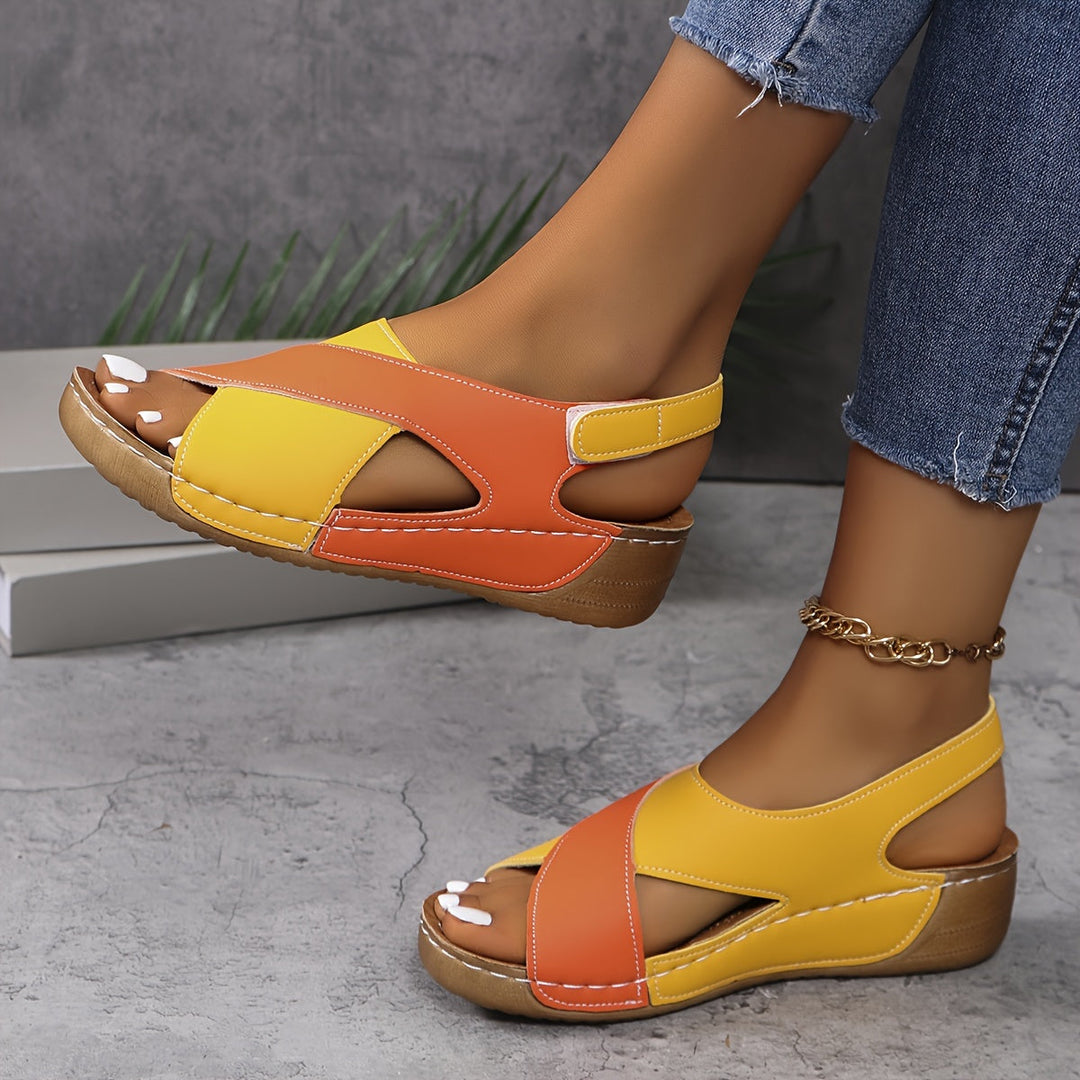 Winifred | Sandals with Cross Strap and Slingback