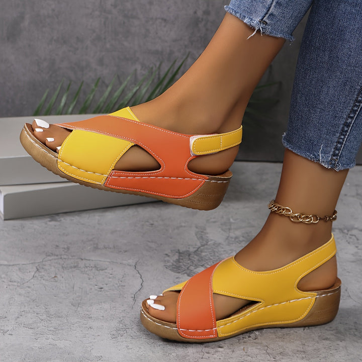 Winifred | Sandals with Cross Strap and Slingback